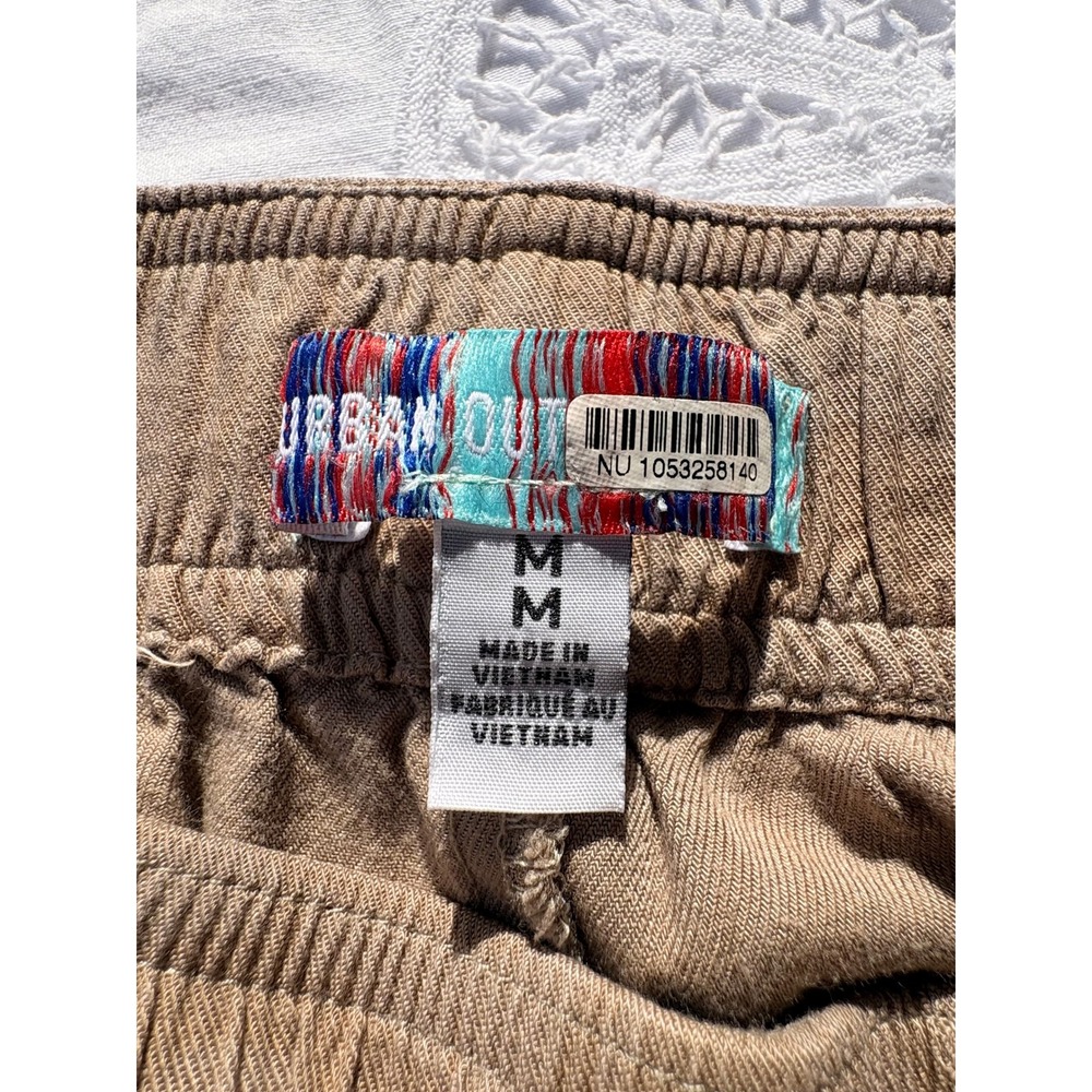 Urban Outfitters Marble Print Tan Wide Leg Cargo Pants Medium OB1623834 - Picture 3 of 11